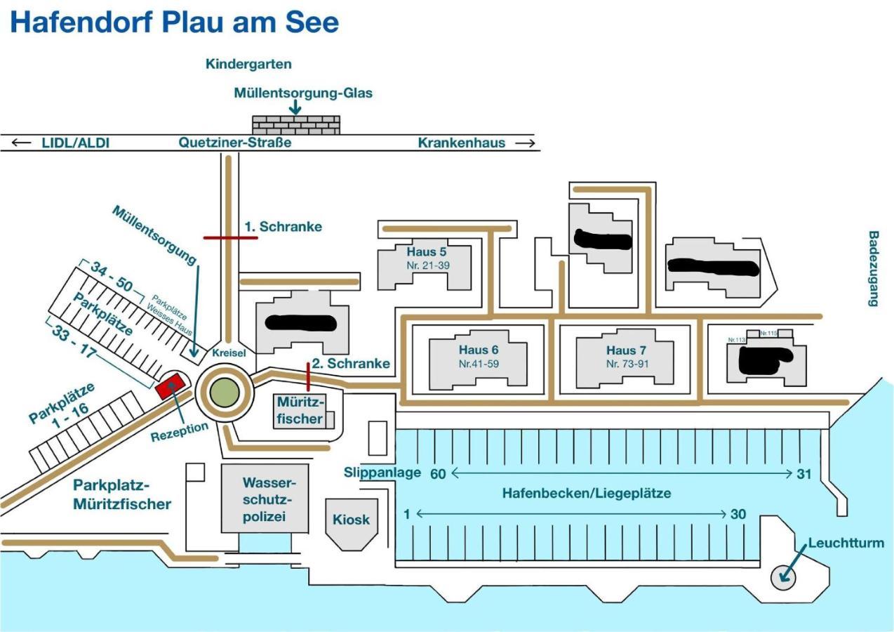 Apartment Plauseelig Mit Bootsliegeplatz Optional Plau am See Exterior photo